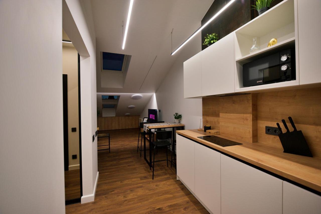 ריגה Last Floor Two Level Apartment With Fantastic View מראה חיצוני תמונה